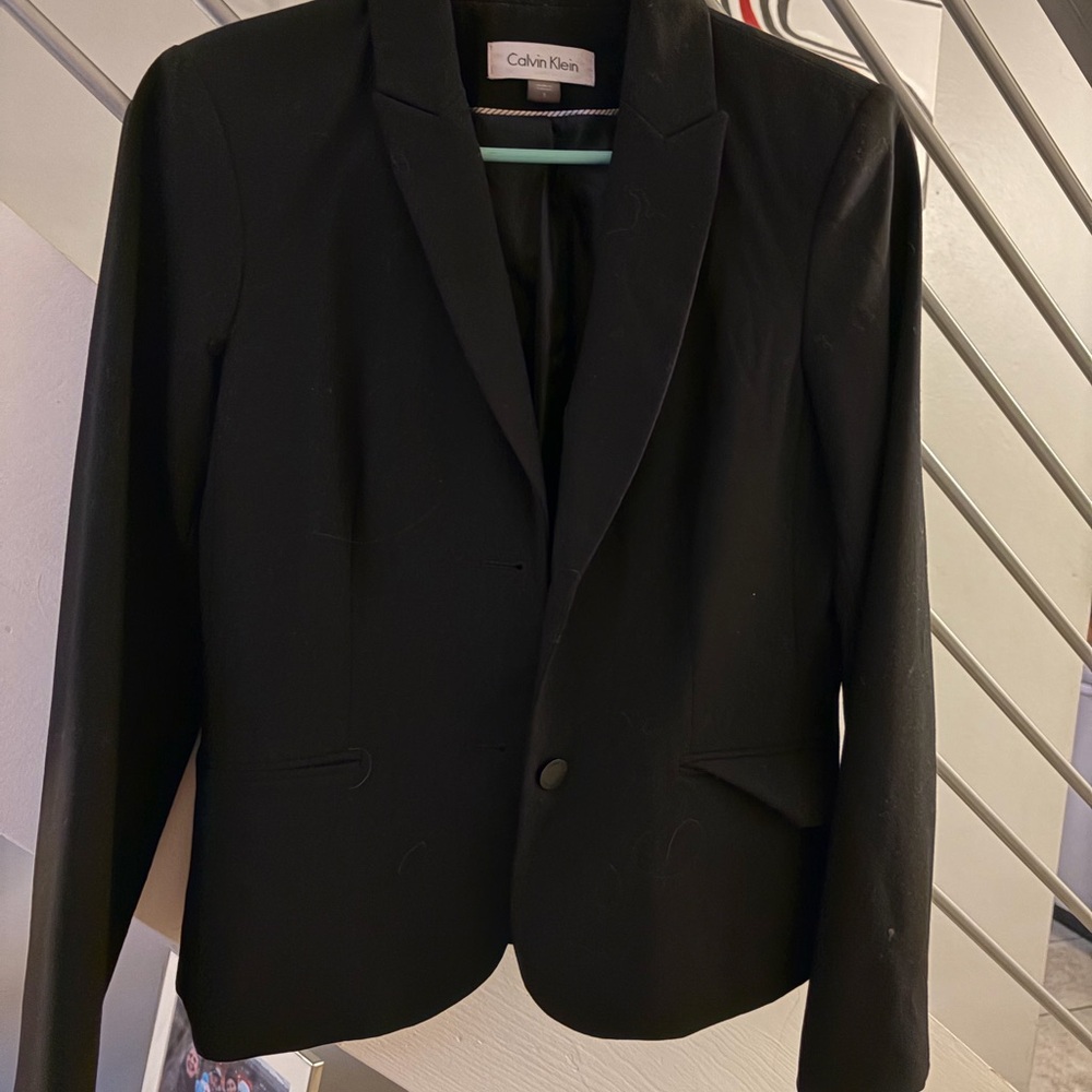 Calvin Klein Women's Classic Black Suit Jacket